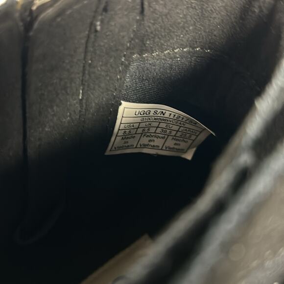 Ugg Boots Booties Harrison Zip Women’s Size 8.5 Leather + Suede 1121754 - Picture 7 of 7